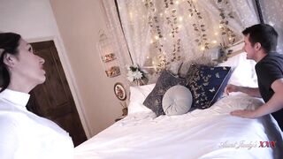 Aunt Judy's XXX - Big Tit Cougar Josephine James Catches a Thief in her Bedroom