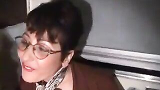 French MILF in the Train