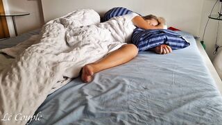 Waking up the wife in the morning with hard jock HOMEMADE AMATEUR