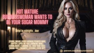 Hawt Mature Businesswoman Craves To Be Your Sugar Mommy ❘ ASMR Audio Roleplay