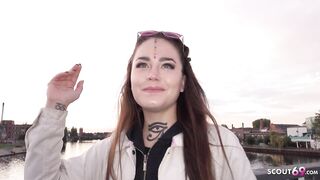 GERMAN SCOUT - Inked next Generation College Beauty Jess Mori Pickup for Casting Fuck