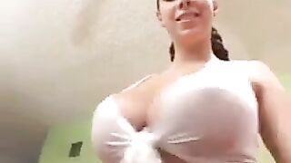 Hawt! Pigtails Big Bazookas Gianna Michaels Sloppy Blow job Joy And Fuck With Cim