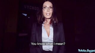 Public Agent Big titties MILF teacher gives big shlong deepthroat pov oral-sex-job