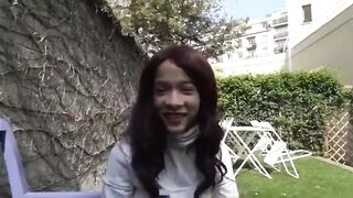 Addisson, the French Teen Black Cutie with Biggest Boobs and Tiny Waist