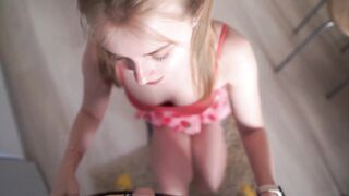 A Dude Screws a School Gal and Cums on her Face - Tenori Taiga POV JIZZ FLOW