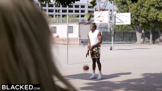 BLACKED this White Sweetheart just Hangs out at the Court Expecting for BBC