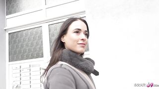 GERMAN SCOUT - Big Ass Saggy Tits Tattoo Gal LydiaMaus96 at Rough Casting Screw