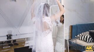 BRIDE4K. Bride doesn't desire to pass with her lustful life and seduces him to bang
