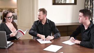 FREE Soft Scene - Busty Language Teacher Jennifer Mendez Swaps Studying For D...