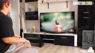 HAUSFRAU FICKEN - Goth German Amateur Gets Her Cunt Railed By Short King - AMATEUR EURO