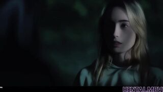 AI COMICS - Alien Creature Transforms Tiffany Tatum And Kelly Collins Into Concupiscent Sluts