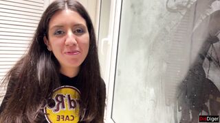 Cute girl at party suggested sex on balcony while her boyfriend wasn’t looking