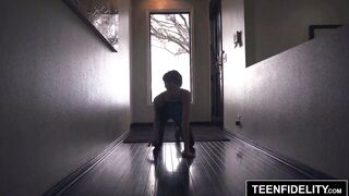 TEENFIDELITY Goth Cutie Cadey Mercury Filled with Sperm Cadey Mercury