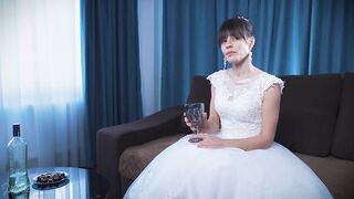 Lewd Stepmom.Wedding day ending hard Anal FUCK with Stepson