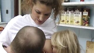 Grandad and grandma tempt whore with real big bazookas