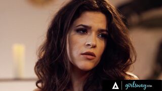 GIRLSWAY - Kinky PAWG Brunette hair Hair Gets Tractable Towards Her Hot Therapist