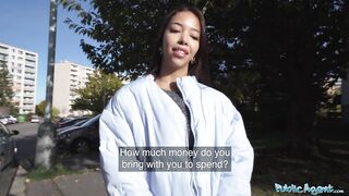 Public Agent Her bubble booty bounces on his wang like a athletic basketball