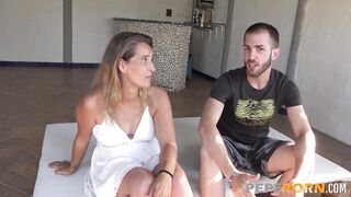 That Playgirl's got her husband permission to fuck young studs!