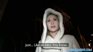 PublicAgent Pretty Blond screws large schlong