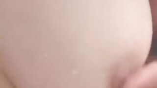 Japanese gal large titties bath