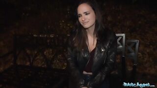 Public Agent Spanish angel twat pounded by a stranger