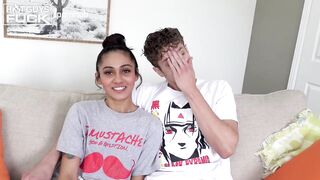 Justin Bieber looking Booty Bangs Latin babe Tatted Stripper. HONEY