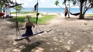 Public sex on the'sland, Cumming in my panties - Freya Stein