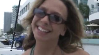 Picked up horny beach blanket bimbo