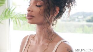 MILFY Fit Yoga MILF Medusa Rides Young Chap's Cock All Day