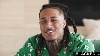 BLACKED BBC Thirsty Agent Angie Takes On two Ballers