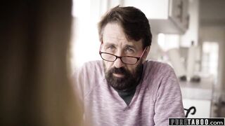 PURE TABOO Dad Manipulates Step-Daughter Into Sex