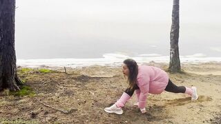 flexi cutie gets banged in public