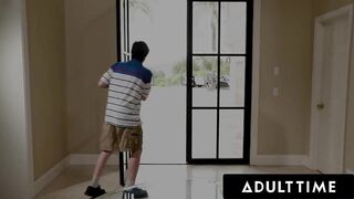 Neighbourhood MILFs Use Teen Dude For Reverse Group-sex!