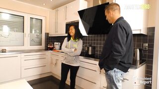 German Playgirl Lee M Is Fucked Hard On The Table - AMATEUR EURO