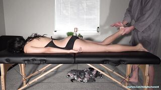 Glamorous Cutie Massage Deepthroat & Screwed By Masseur