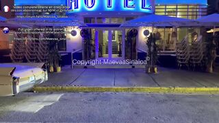 Maevaa Sinaloa - French Vlog Porn - I get my twat filled at the hotel during my vacation in Miami
