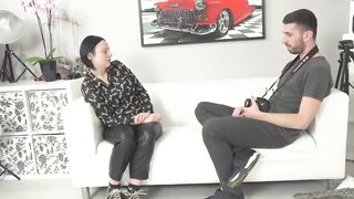 Bulky Playgirl Shows her Hirsute Vagina