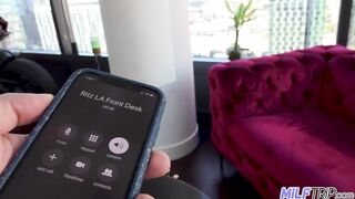 MILFTRIP Naked Room Service Pleases Angry Guest