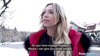 Public Agent French hottie Jennifer Amilton fucks a stud in his office