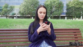 Russian photomodel sasha sparrow's public pov flash