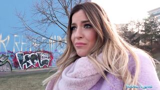 Public Agent Big boobs honey gets messy proposal