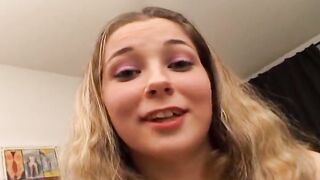 Cute French teen enjoys wang in the booty