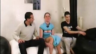 Catherine anal fucked in a three-some