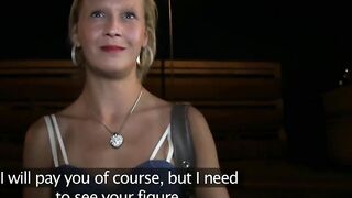 PublicAgent Hawt golden-haired women gets drilled outside next to the road