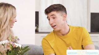 Blonde Housewife Micky Muffin Shows Gratitude to Her Consummate Boy Toy by Blowing Him S4:E2