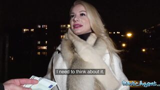 PublicAgent "I Have A Boyfriend, I'm Not Sucking Your Cock" leads to cheating creampie from a stranger