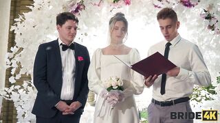 BRIDE4K. A real wedding anal fuck, Bride was nailed by a toastmaster