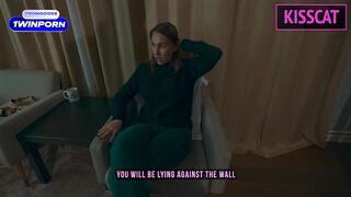 Step mama fucks with step son till twice cum in shared hotel room with one bed