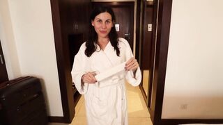 Cheating on his wife with a hot neighbor with big melons