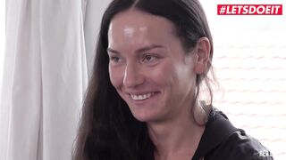 Naughty nataly's atm covered in cum & feathers!